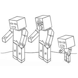 Minecraft (Video Games) coloring page #171146 to print and color