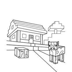 Minecraft (Video Games) coloring page #171147 to print and color