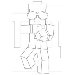 Minecraft (Video Games) coloring page #171157 to print and color