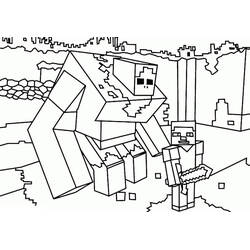 Minecraft (Video Games) coloring page #171161 to print and color