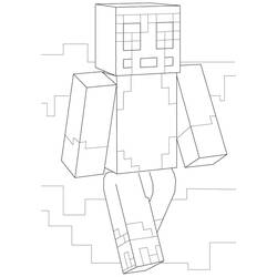 Minecraft (Video Games) coloring page #171173 to print and color
