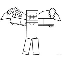 Minecraft (Video Games) coloring page #171178 to print and color