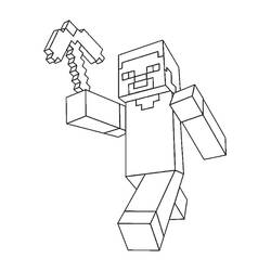 Minecraft (Video Games) coloring page #171181 to print and color