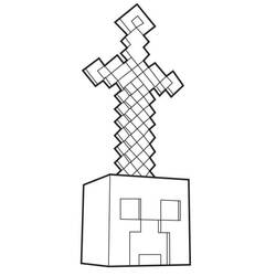 Minecraft (Video Games) coloring page #171184 to print and color