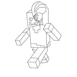 Minecraft (Video Games) coloring page #171188 to print and color