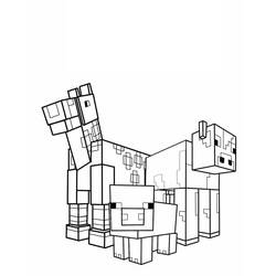 Minecraft (Video Games) coloring page #171189 to print and color