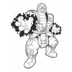 Coloring page: Mortal Kombat (Video Games) #207847 - Free Printable Coloring Pages