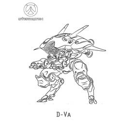 Overwatch (Video Games) coloring page #197101 to print and color