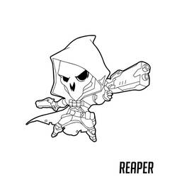 Overwatch (Video Games) coloring page #197108 to print and color