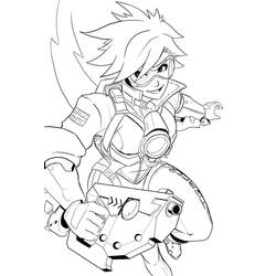 Overwatch (Video Games) coloring page #197113 to print and color