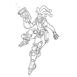 Overwatch (Video Games) coloring page #197116 to print and color