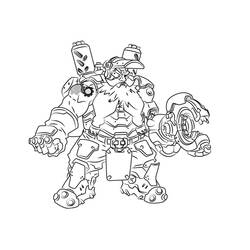 Overwatch (Video Games) coloring page #197129 to print and color