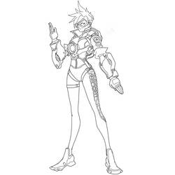 Overwatch (Video Games) coloring page #197130 to print and color