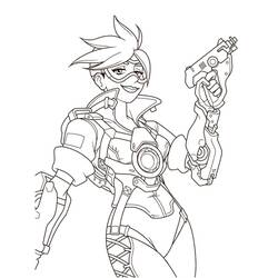 Overwatch (Video Games) coloring page #197137 to print and color