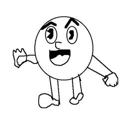 Coloring page: Pac-Man (Video Games) #114184 - Printable coloring pages