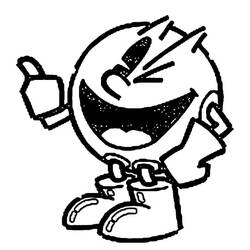 Pac-Man (Video Games) coloring page #207780 to print and color