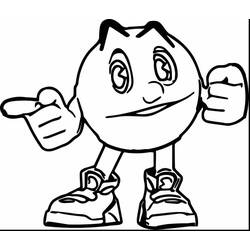 Pac-Man (Video Games) coloring page #207802 to print and color