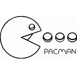 Pac-Man (Video Games) coloring page #207803 to print and color