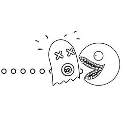 Pac-Man (Video Games) coloring page #207805 to print and color