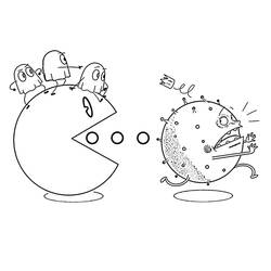 Pac-Man (Video Games) coloring page #207808 to print and color