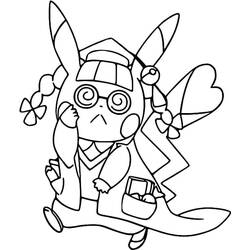 Pikachu (Video Games) coloring page #177214 to print and color