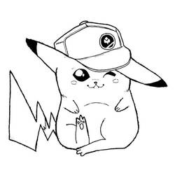 Pikachu (Video Games) coloring page #177220 to print and color