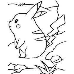 Pikachu (Video Games) coloring page #177235 to print and color