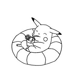 Pikachu (Video Games) coloring page #177241 to print and color