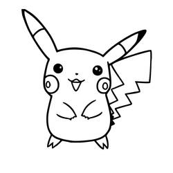 Pikachu (Video Games) coloring page #215416 to print and color