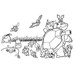 Pokemon (Video Games) coloring page #171064 to print and color