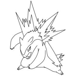 Pokemon (Video Games) coloring page #24665 to print and color