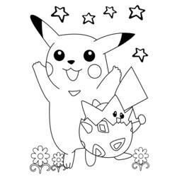 Pokemon (Video Games) coloring page #24676 to print and color
