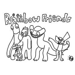 Coloring page: Rainbow Friends (Video Games) #201282 - Free Printable Coloring Pages