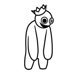 Coloring page: Rainbow Friends (Video Games) #201284 - Free Printable Coloring Pages