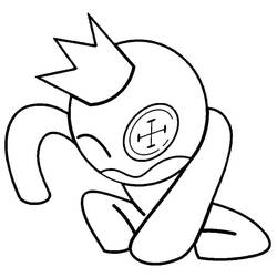 Coloring page: Rainbow Friends (Video Games) #201294 - Free Printable Coloring Pages