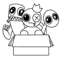 Coloring page: Rainbow Friends (Video Games) #201307 - Free Printable Coloring Pages