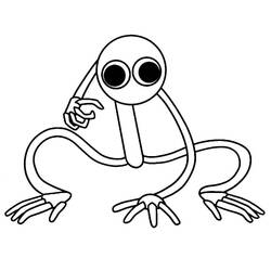 Coloring page: Rainbow Friends (Video Games) #201311 - Free Printable Coloring Pages