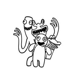 Coloring page: Rainbow Friends (Video Games) #201313 - Free Printable Coloring Pages