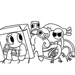 Coloring page: Rainbow Friends (Video Games) #201320 - Free Printable Coloring Pages