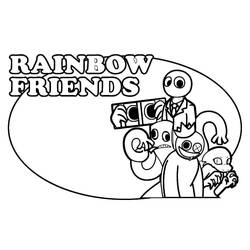 Coloring page: Rainbow Friends (Video Games) #201322 - Free Printable Coloring Pages