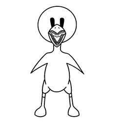 Coloring page: Rainbow Friends (Video Games) #201328 - Free Printable Coloring Pages