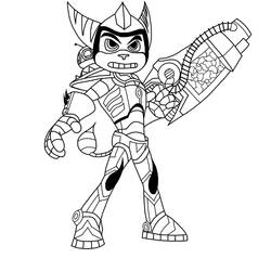 Ratchet and Clank (Video Games) coloring page #204607 to print and color