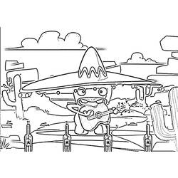 Coloring page: Raving Rabbids (Video Games) #114724 - Printable coloring pages