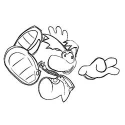 Coloring page: Rayman (Video Games) #114418 - Printable coloring pages