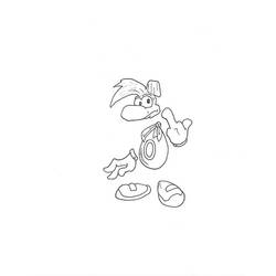 Coloring page: Rayman (Video Games) #114475 - Printable coloring pages