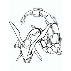 Coloring page: Rayquaza (Video Games) #181619 - Free Printable Coloring Pages
