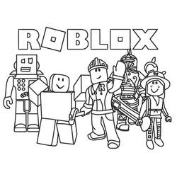 Roblox (Video Games) coloring page #174419 to print and color