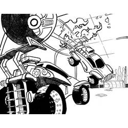 Rocket League (Video Games) coloring page #202079 to print and color