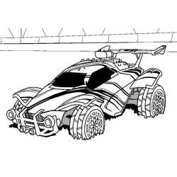 Rocket League (Video Games) coloring page #202082 to print and color