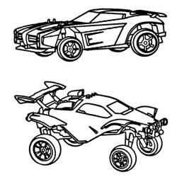 Rocket League (Video Games) coloring page #202090 to print and color